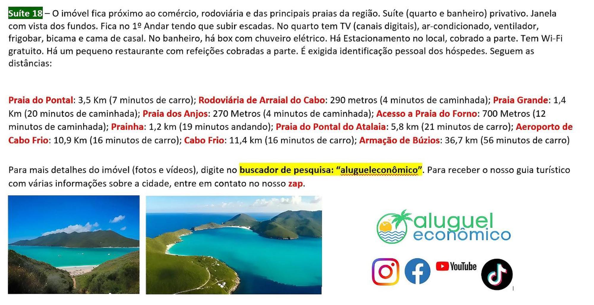 Arraial Do Cabo - Recanto Das Tartarugas - Aluguel Economico Dış mekan fotoğraf